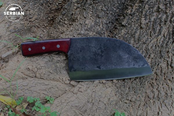Handmade Carbon Steel Chef Knife with Micarta Handle