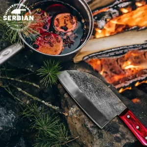 The Kitchen Chef Original – Hand Forged Serbian Chef Knife