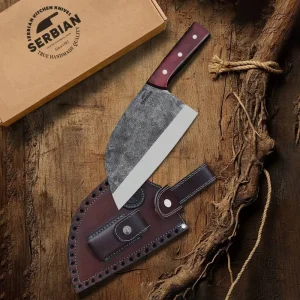 Forged Micarta Handle Carbon Steel Knife