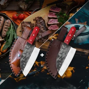 Elevate Your Skills: Exclusive Knife Set for Adventurers and Chefs!
