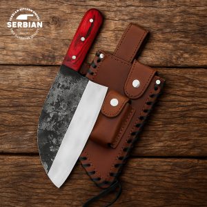 The Bushcraft Original – Hand-Forged Outdoor Survival Knife with Sheath